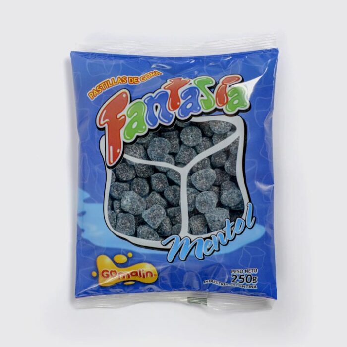 15-243-pastillas-goma-fantasia-250-mentol-fuerte-cono Pastilla de Goma Cono Chico Mentol