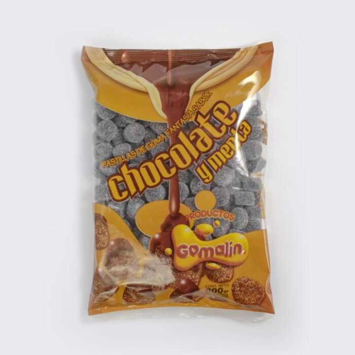Pastillas de Goma Redondo Menta Chocolate