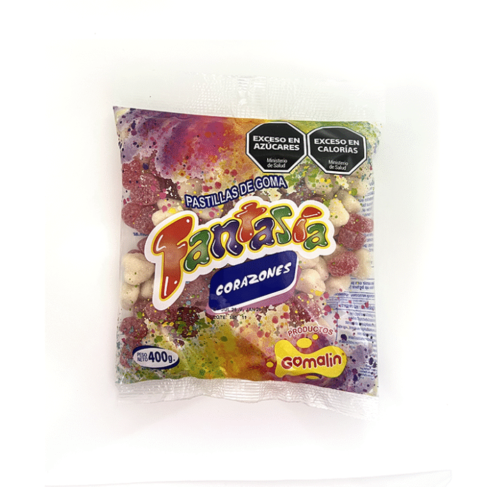pastilla-goma-fantasia-frutilla-crema-corazones-400 Pastilla de Goma Corazón Frutilla Crema