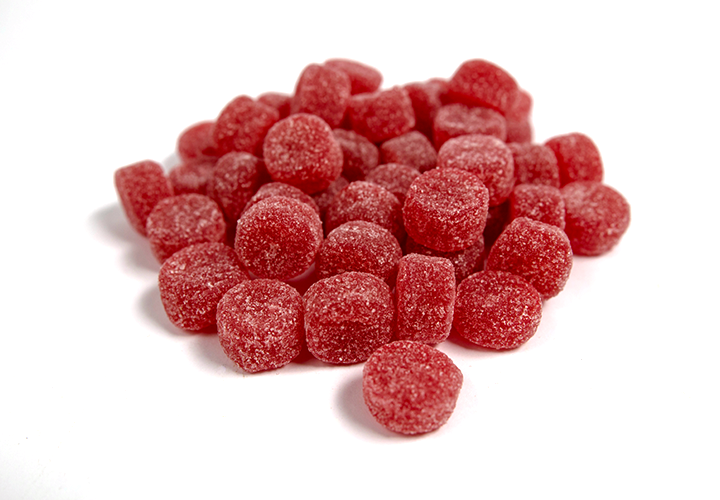 Pastilla de Goma Redonda Sabor Frutilla