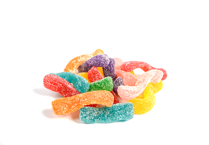 Pastilla de Goma Gusanito Frutal Ácido