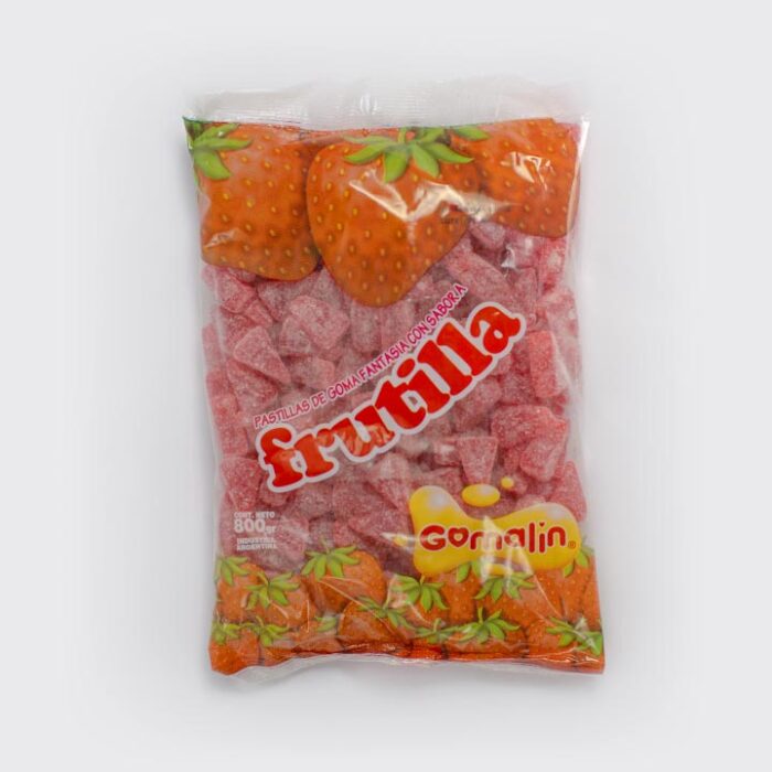 Pastillas de Goma Triángulo Sabor Frutilla